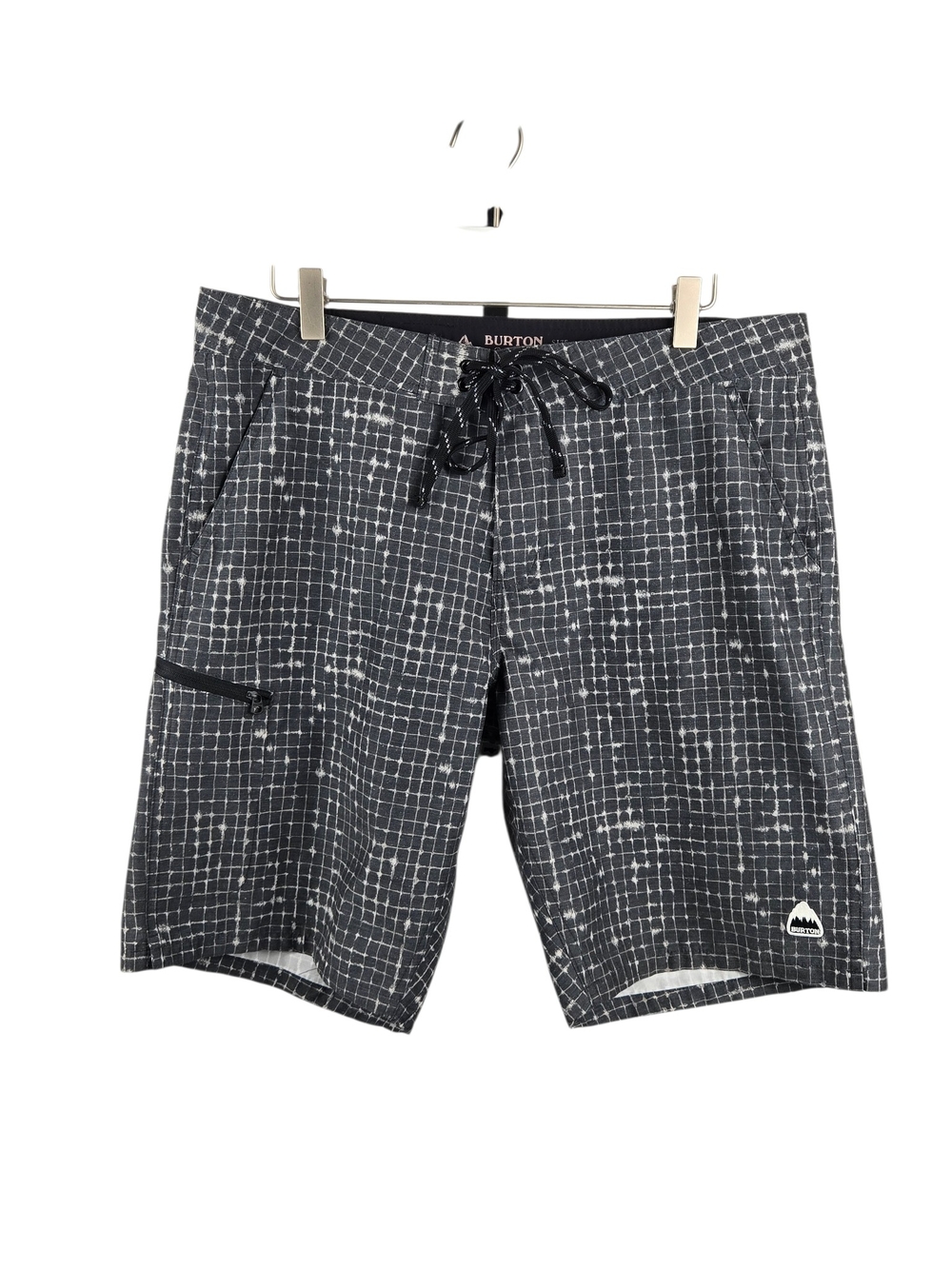 Burton Moxie Board Shorts Grey Print Size 34